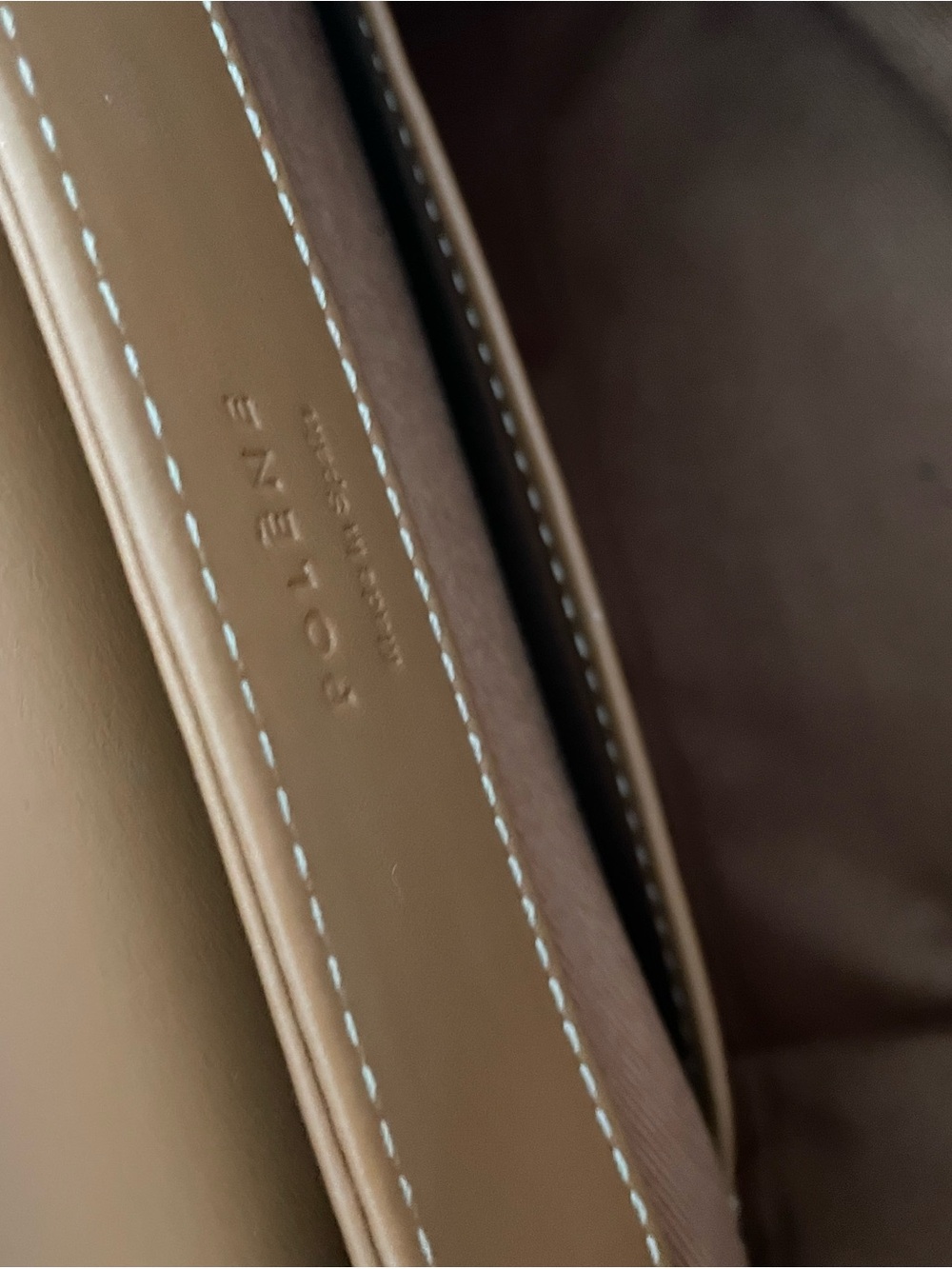 Polène Authentic Numero Uno Nano in Camel. - Picture 3 of 7